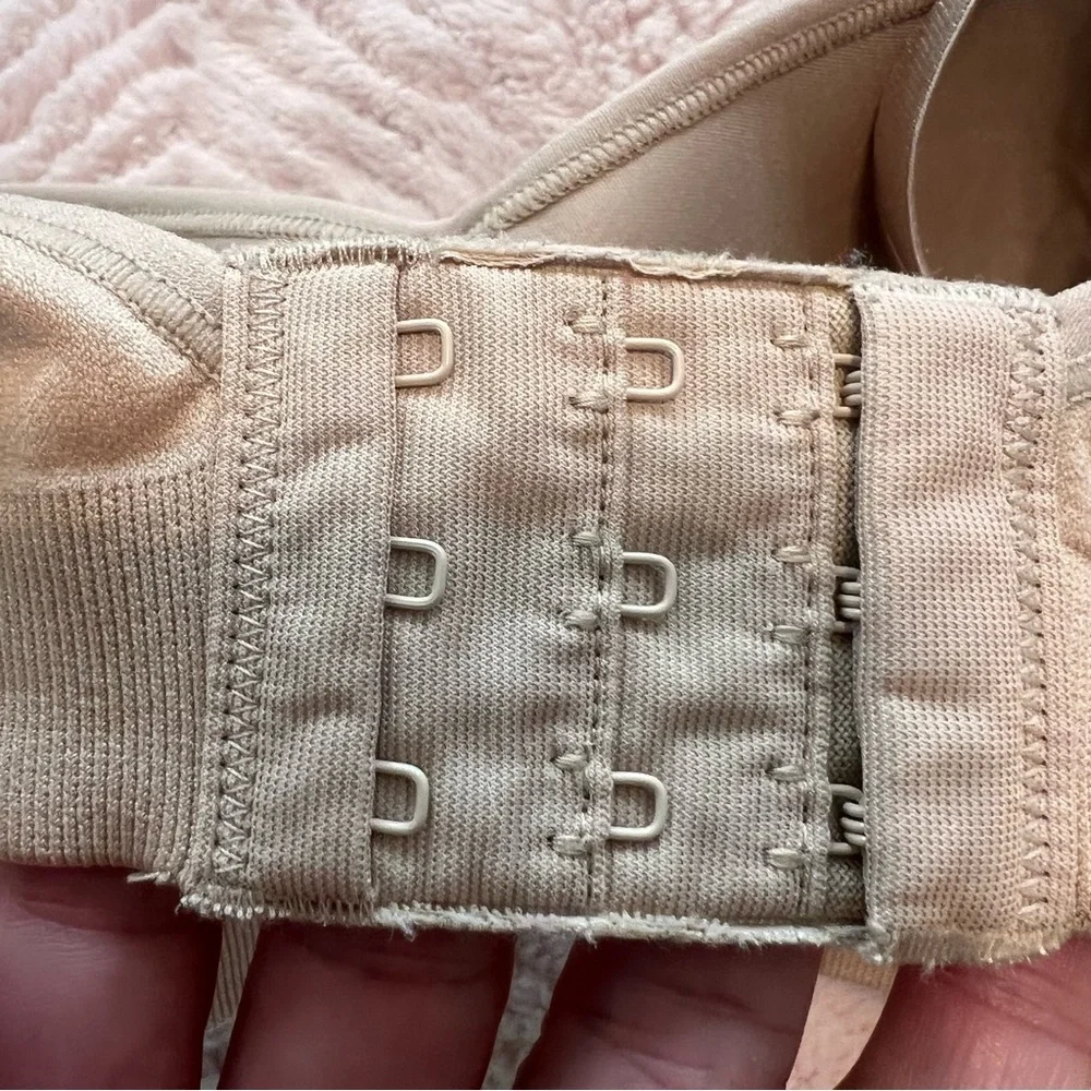 Hanes Beige Lace Accent Bra